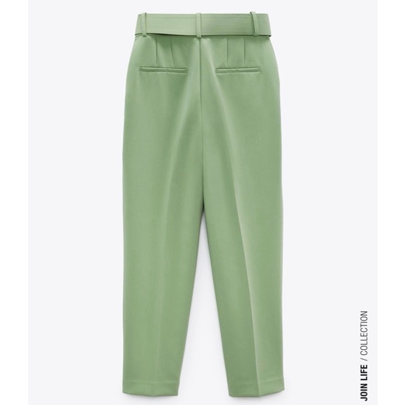 Zara high waisted belted pants - Picture 7 of 8